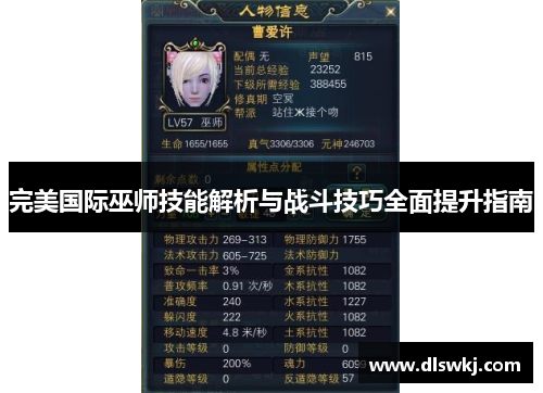 完美国际巫师技能解析与战斗技巧全面提升指南